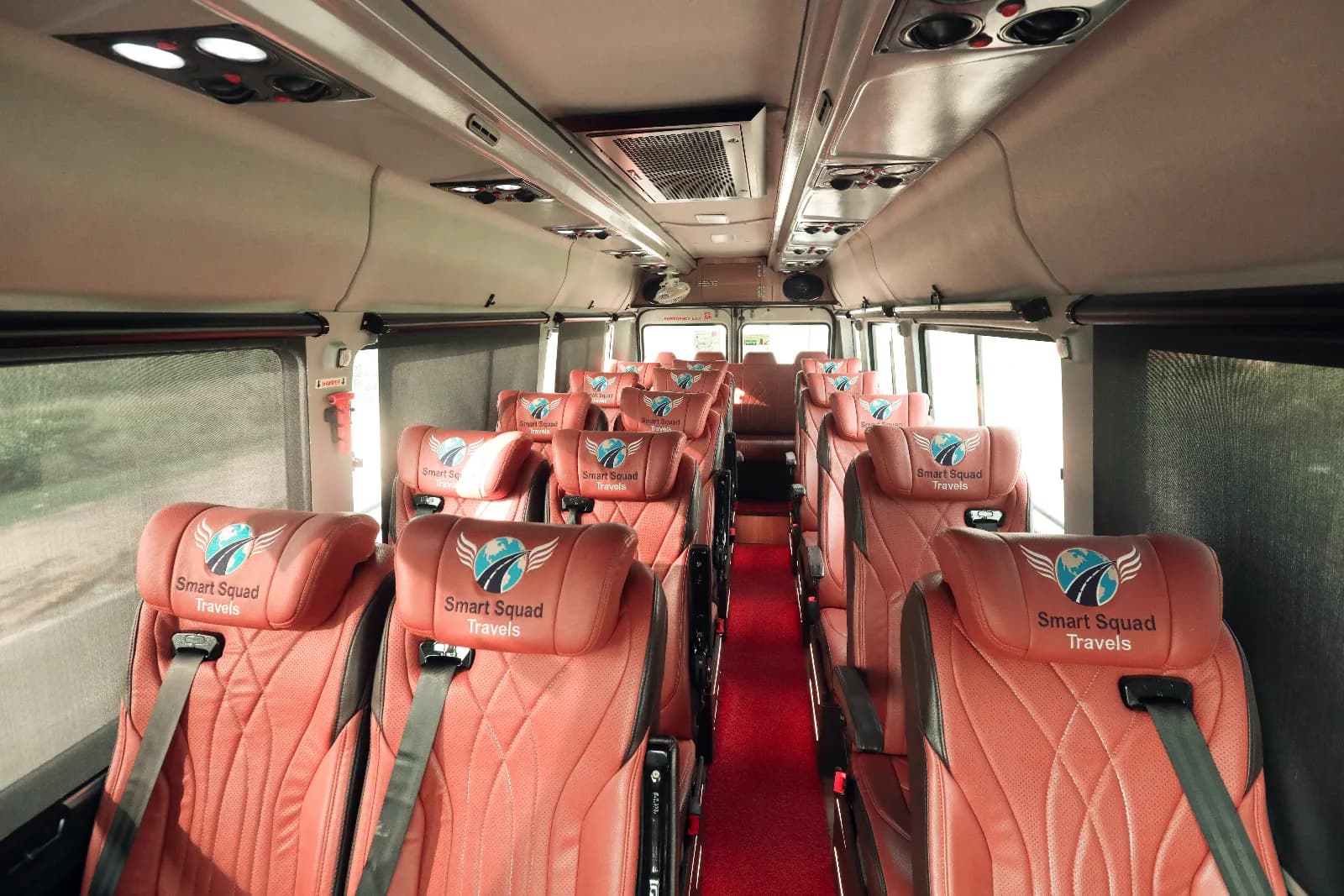 Force Traveller interior seating