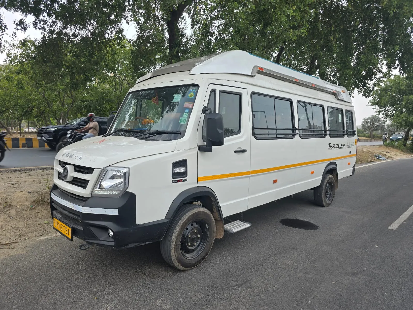Force Traveller luggage storage area